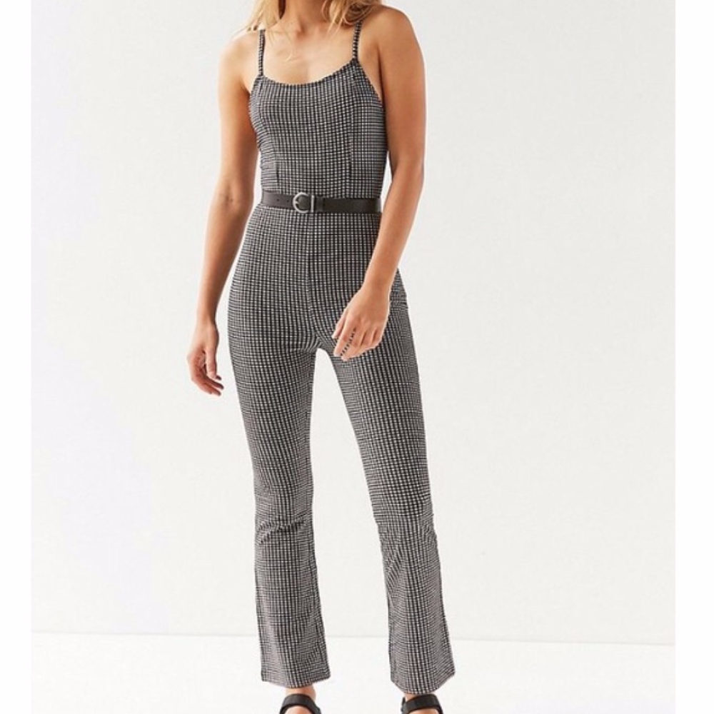 Urban Outfitters gingham jumpsuit NWT